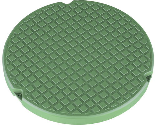 Runde Revisionsschachtabdeckung mit Rautenmuster