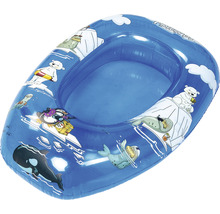 Blaues Kinder-Schlauchboot mit Tiermotiven