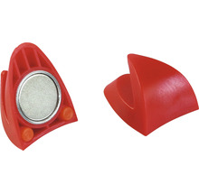 Hakenmagnet Industrial Neodym 32x24 mm rot 2 Stück