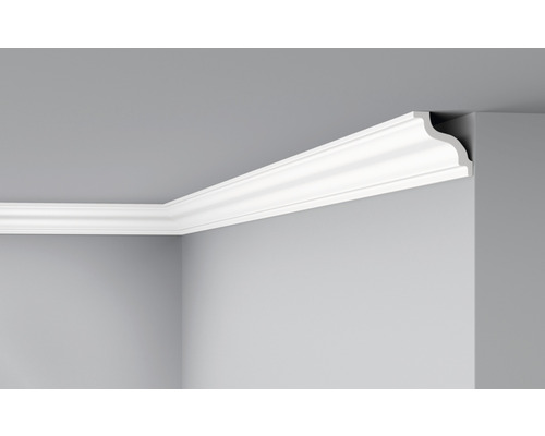 Profipack Deckenleiste D9, 4 x 6er Pack à 2 m, 70 x 70 mm