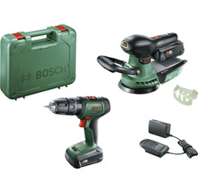 18V-DIY-Set Bosch UniversalImpact 18V + AdvancedOrbit 18V + AL18V-20 inkl. 2x Akku (2 Ah), Ladegerät AL18V-20 und Werkzeugtasche