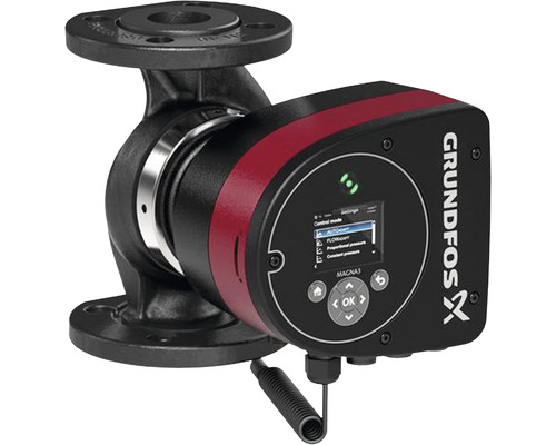 Elektronisch geregelte Umwälzpumpe Grundfos MAGNA3 32-80 F 220 mm DN 32 98333875 Grundfos Magna3 Zirkulationspumpe mit Display