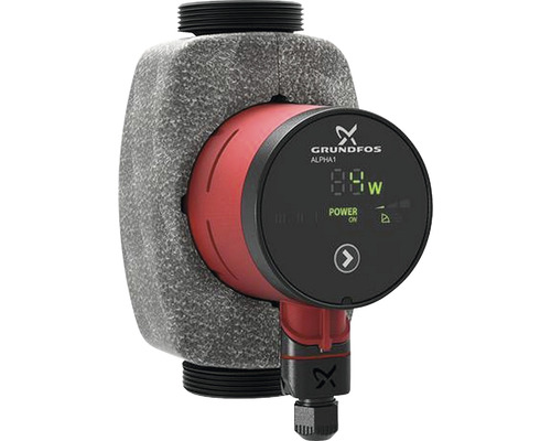Elektronisch geregelte Umwälzpumpe Grundfos ALPHA1 32-60 180 mm 2" 99160423 Grundfos Alpha1 Heizungspumpe mit Wärmedämmung