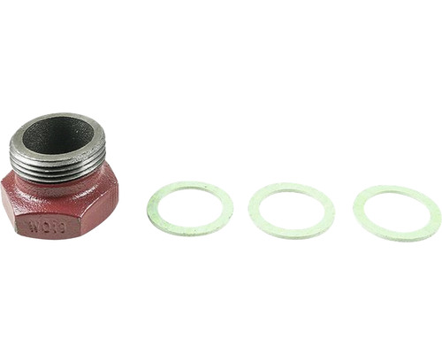 Grundfos Ausgleichsstück Adapter A5 1 1/2"x1 1/2" PN 10 Grauguss 535044 1 Stück Metallschraubverschluss und Dichtungsringe