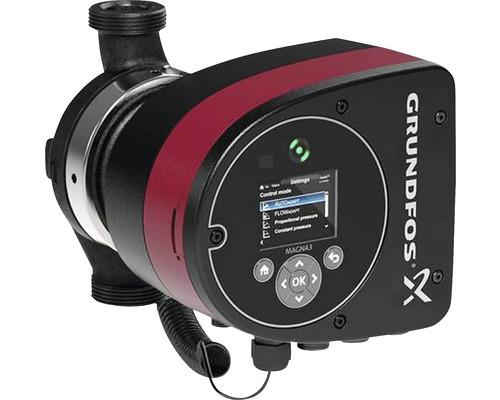Elektronisch geregelte Umwälzpumpe Grundfos MAGNA3 25-60 180 mm 1 1/2" 97924624 Grundfos Magna3 Zirkulationspumpe mit digitaler Steuerung