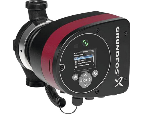 Elektronisch geregelte Umwälzpumpe Grundfos MAGNA3 32-80 180 mm 2" 97924635 Grundfos Magna3 Zirkulationspumpe