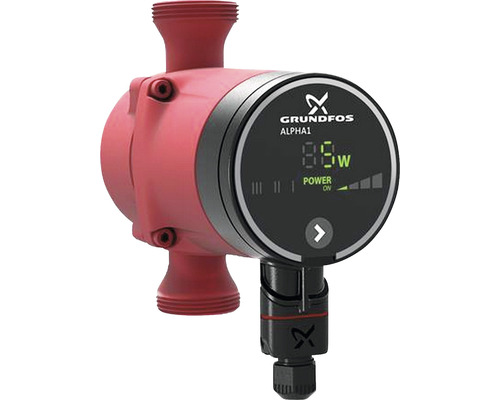 Elektronisch geregelte Umwälzpumpe Grundfos ALPHA1 20-45 N 150 mm 1 1/4" 98463424 Grundfos ALPHA1 Umwälzpumpe für Heizungsanlagen