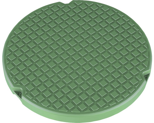 Runde Schachtabdeckung mit Riffelblechmuster