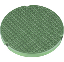 Runde Schachtabdeckung mit Riffelblechmuster