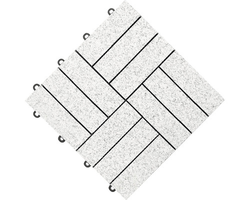 Verbundfliese mit geradlinigem Design für Bodenbeläge im Außenbereich