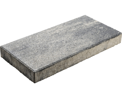 Beton Terrassenplatte Crescendo Trend grau-anthrazit-melange 50 cm x 25 cm x 5 cm Rechteckiger Pflasterstein aus Beton