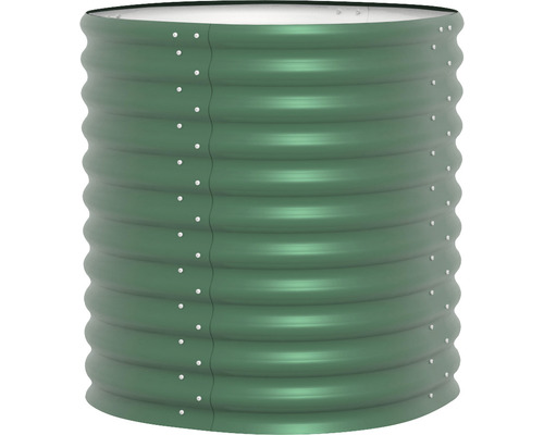 Hochbeet aus gewelltem Metall