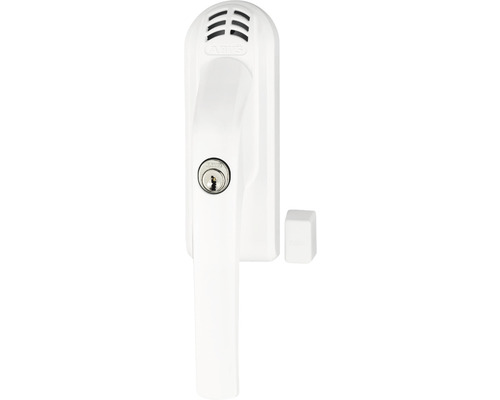 Weißer abschließbarer Fenstergriff