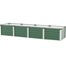 Hochbeet klassisch Linus In&Out 401 L 245 x 65 x 40,1 cm seegras-schwarz