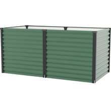 Hochbeet klassisch Vitavia Linus 858 96,2 x 187,7 x 86 cm seegras-schwarz