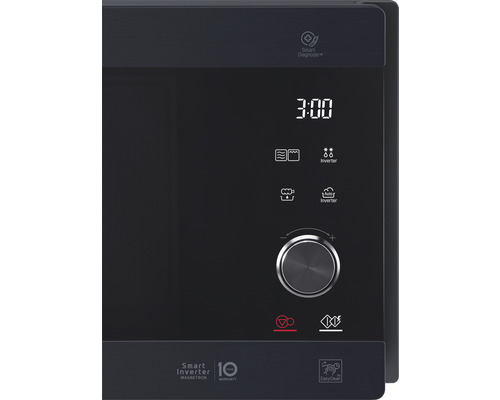 Bedienfeld einer Mikrowelle mit Digitalanzeige