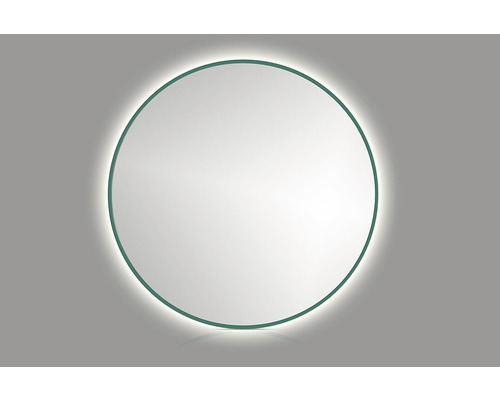 LED Spiegel Ø 80 cm grün