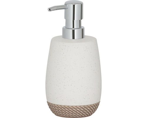 Seifenspender mit Pumpe aus Keramik und Kunststoff