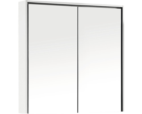 Spiegelschrank Differnz Providence 60 x 16 x 70 cm weiß 2-türig