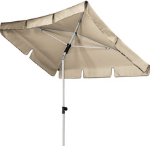Quadratischer Sonnenschirm mit Metallgestell