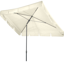 Quadratischer Gartenschirm mit mittigem Mast