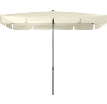 Quadratischer Sonnenschirm mit Metallständer