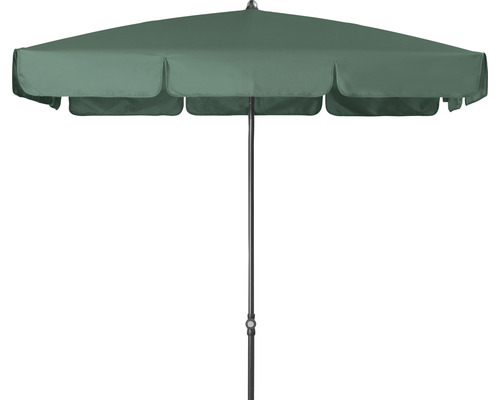 Quadratischer Sonnenschirm mit Mittelstock