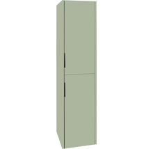 Schmaler Hochschrank mit zwei Türen und Griffen