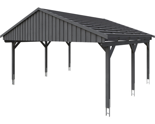 Holzcarport ohne Dach