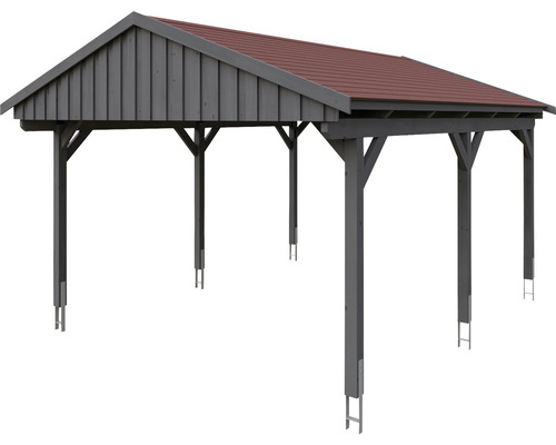 Holz Carport mit Satteldach