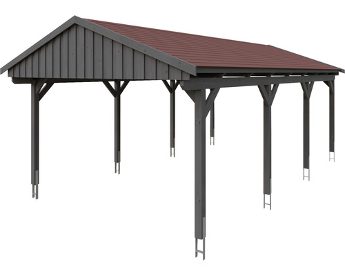 Holzcarport mit Dach
