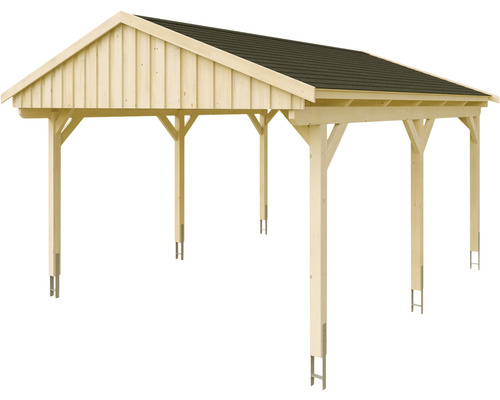 Holzcarport mit Dach