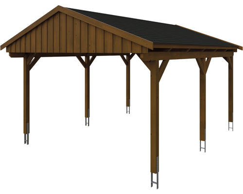 Holzcarport mit Dach