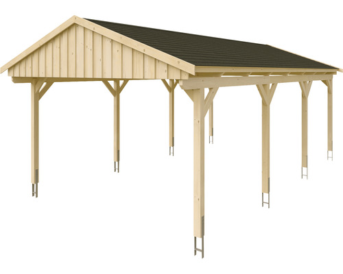 Holz Carport mit Dach