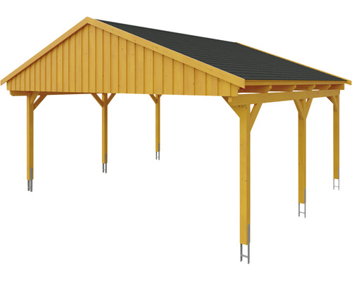 Holzcarport mit Dach