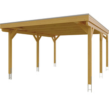 Holz Carport mit sechs Pfosten