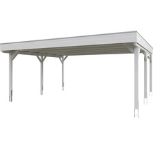 Holzcarport mit Flachdach