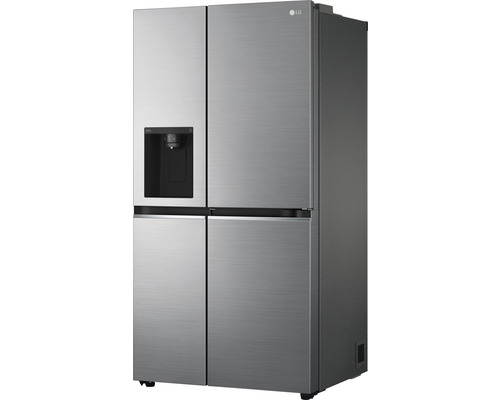 LG Logo Kühlschrank mit vier Türen und Eiswürfelbereiter