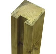 Holzpfosten mit Nut für Zaunbau