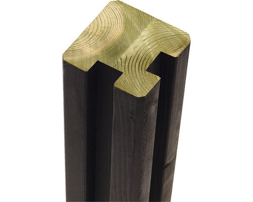 Holzpfosten mit Nut und Feder