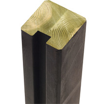 Holzpfosten mit Nut für Zaunbau