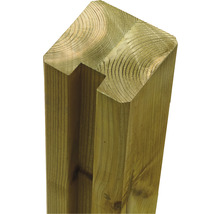 Holzpfosten mit Nut für Zaunbau