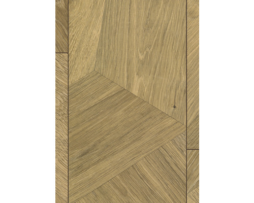 Holzboden mit geometrischem Muster