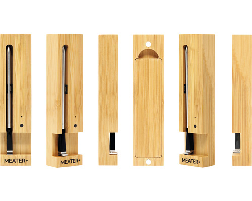 Meater Plus Grillthermometer mit Holzgehäuse