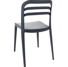 Stapelstuhl Veba Wave 82 x 44 x 45 cm Kunststoff anthrazit