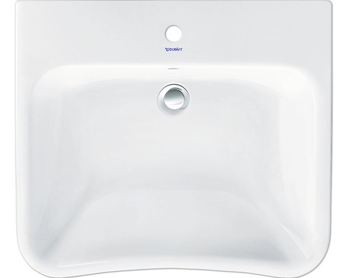 Auf Ansicht von oben: Keramikwaschbecken für das Badezimmer.