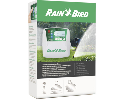 Rain Bird ESP-RZXe automatischer Bewässerungstimer, geeignet für vier Zonen