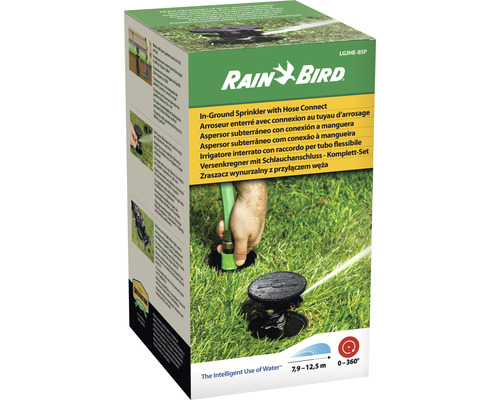 Versenk Impulsregner RainBird Set (Wurfweite 8-12,5 m)
