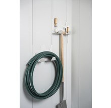 Gerätehalter Biohort für Gartenhaus Neo 2 Stück grauweiß
