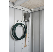 Gerätehalter Biohort für Gartenhaus Neo 2 Stück grauweiß